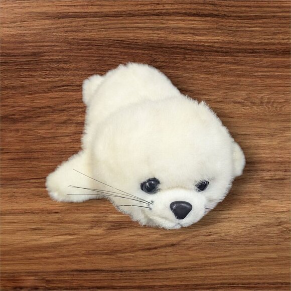 VINTAGE 1997 Morehead Collection SNOW FURRIES HARP SEAL White Stuffed Plush 12” - Picture 5 of 9